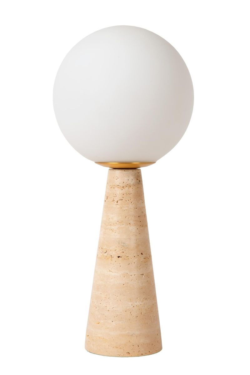 Lucide EVIN - Stolná lampa - 1xE27 - Opál